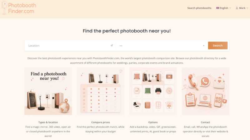 PhotoboothFinder.com 1 year