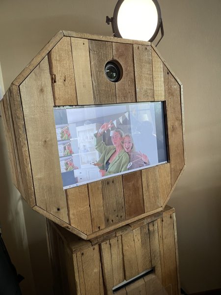 Feestgastenboek fotobooth hout