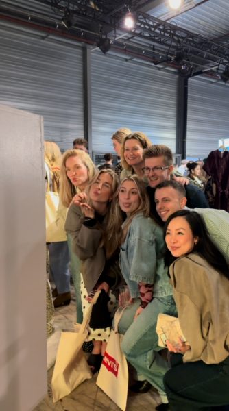 Handgemaakte beige booth