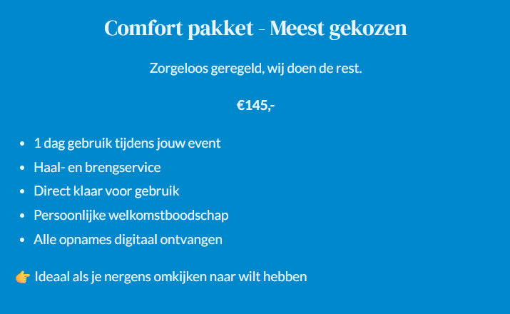 Audio gastenboek